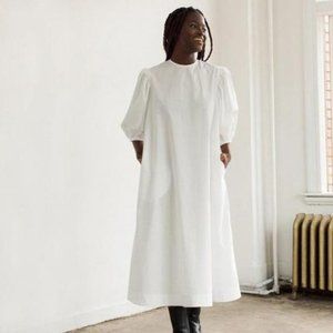 COPY - BOHÈME Puff Sleeve Dress Size 2 in Ivory NWOT